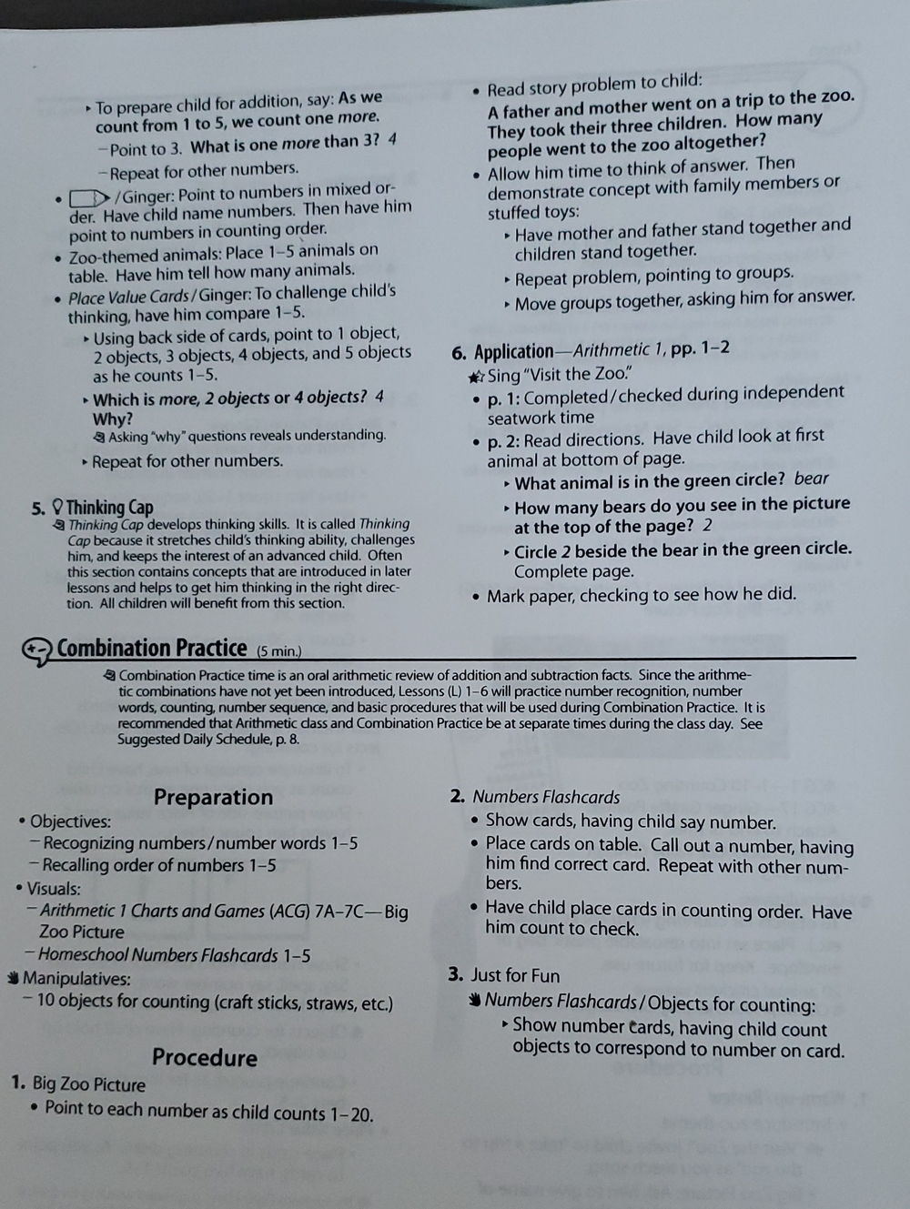 Abeka Homeschool Arithmetic 1 Curriculum Lesson Plans - Purple & White - Picture 5 of 5